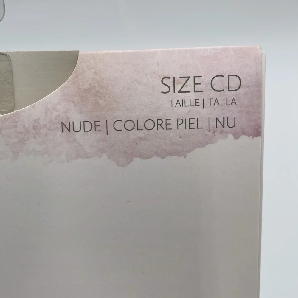 Jessica Simpson NUDE Sheer Tights Control Top Smooth‎ Sheer Extra Wide Waistband